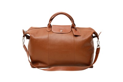 Lot 320 - Longchamp Caramel Le Foulonné Travel Bag