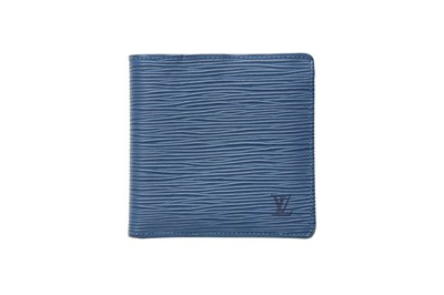 Lot 145 - Louis Vuitton Bleu Celeste Marco Wallet