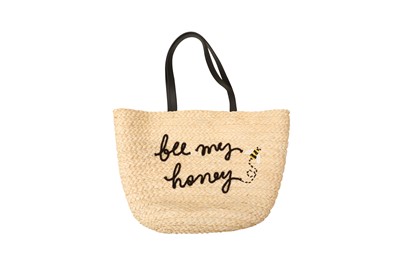 Lot 265 - Kate Spade Natural Honey Bee Straw Tote