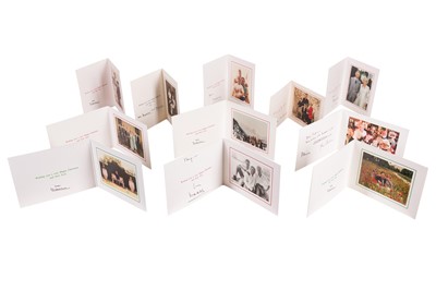 Lot 119 - A GROUP OF CHRISTMAS CARDS FROM CHARLES III WHEN PRINCE OF WALES