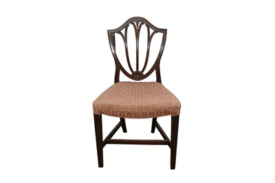 Lot 243 - A 19TH CENTURY HEPPLEWHITE STYLE MAHOGANY CHILDS CHAIR