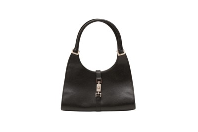 Lot 81 - A GUCCI BLACK BARDOT JACKIE BAG