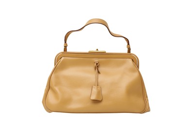 Lot 286 - Prada Camel Madras Cerniera Frame Bag