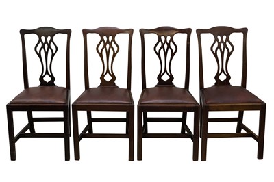 Lot 488 - A SET OF FOUR CHAIRS  FROM THE CORONATION OF KING GEORGE V AND QUEEN MARY