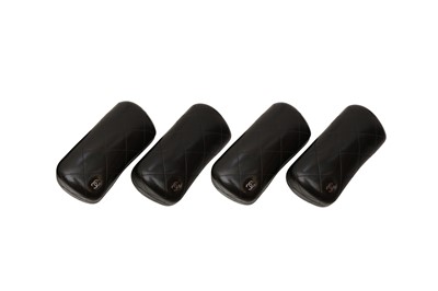 Lot 534 - Chanel Black Quilted Sunglasses Hardcases