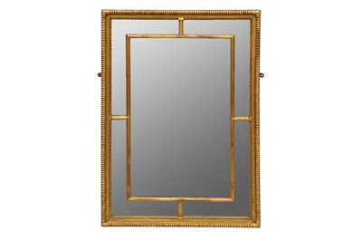 Lot 313 - A REGENCY GILTWOOD SECTIONAL MIRROR