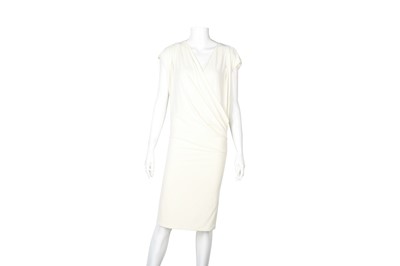 Lot 330 - Eres Ivory Drape Resort Dress - Size S/M