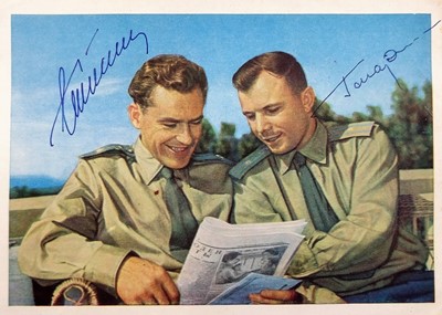 Lot 423 - Gagarin (Yuri) & Gherman Titov