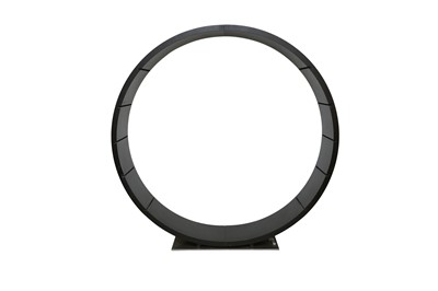 Lot 220 - A ROCHE BOBOIS CIRCULAR SHELVING UNIT