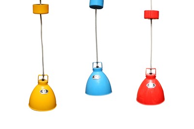 Lot 225 - A SET OF THREE JIELDE AUGUSTIN A160 PENDANT LIGHTS