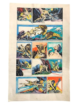 Lot 153 - Hogarth (Burne) Artwork for the Tarzan and N'ani series