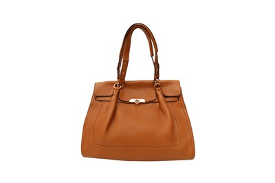 Lot 319 - Salvatore Ferragamo Tan Nocciola Shoulder Tote