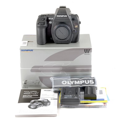 Lot 55 - Olympus E-3 Four Thirds DSLR Digital Body.