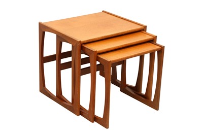 Lot 236 - A NEST OF G-PLAN TEAK 'ASTRO' TABLES