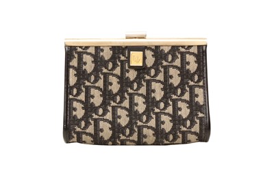 Lot 92 - A CHRISTIAN DIOR OBLIQUE FRAME PURSE