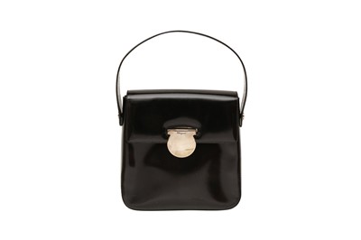 Lot 434 - Salvatore Ferragamo Black Top Handle Bag