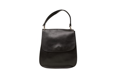Lot 571 - A PRADA BLACK TOP HANDLE BAG
