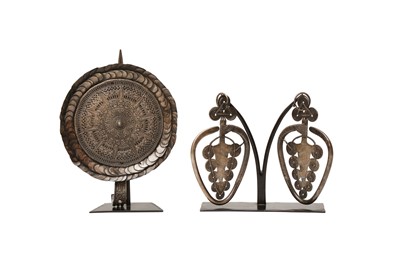 Lot 351 - TWO PIECES OF SILVER MIAO JEWELLERY