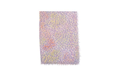 Lot 69 - Louis Vuitton Stephen Sprouse Pink Cashmere Scarf