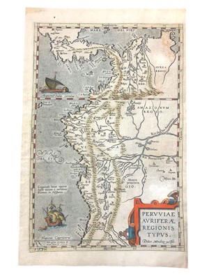 Lot 80 - Ortelius (Abraham) Peruviae Auriferae Regionis Typus