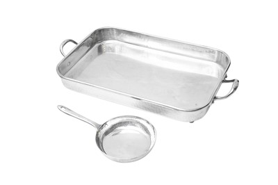 Lot 597 - Christian Dior Hammered Baking Tray and Small Egg Pan
