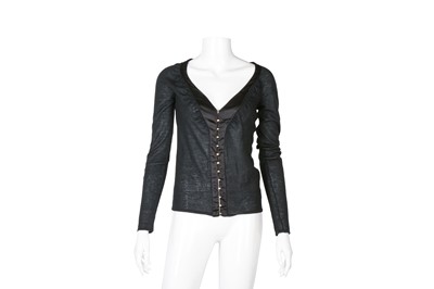 Lot 410 - Gucci Black Cashmere Knit Cardigan - Size M