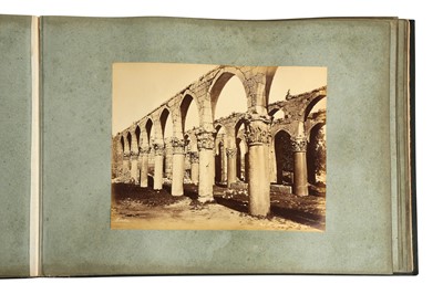 Lot 112 - AN ALBUM OF VIEWS WITH PHOTOGRAPHS OF FELIX BONFILS AND SULEIMAN HAKIM: SYRIA