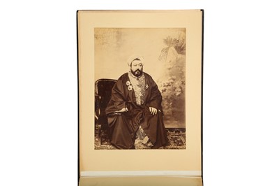 Lot 258 - AN ALBUM OF PORTRAITS AND COSTUME STUDIES, WITH PHOTOGRAPHS BY ARNOUX, SEBAH AND OTHERS: EGYPT