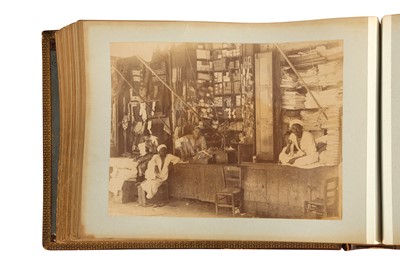 Lot 228 - AN ALBUM OF VIEWS AND PORTRAITS WITH PHOTOGRAPHS BY ZANGAKI, LEKEGIAN, AND OTHERS: EGYPT AND SUDAN
