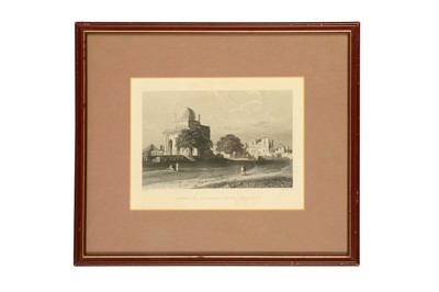 Lot 455 - THREE PRINTS WITH VIEWS OF INDIA AND SRI LANKA