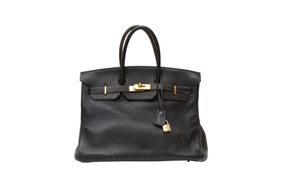 Lot 192 - Hermes Navy Clemence  Birkin 35