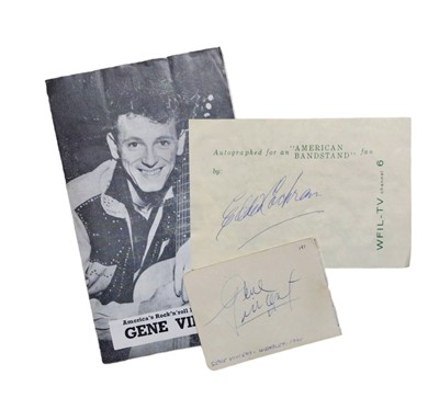 Lot 312 - Vincent (Gene) & Eddie Cochran