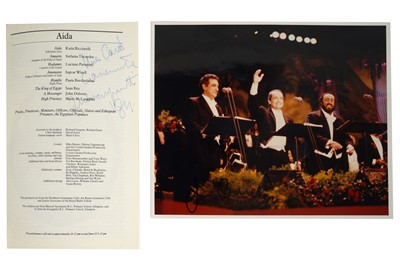 Lot 194 - Opera Interest.- Luciano Pavarotti & Jose Carreras