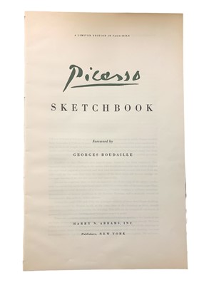 Lot 201 - Picasso (Pablo) Picasso’s Sketchbook