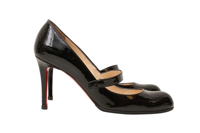 Lot 531 - Christian Louboutin Black Simple Heeled Pump - Size 38.5