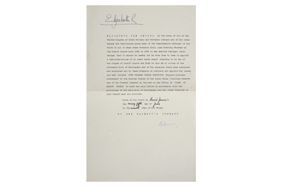 Lot 397 - Elizabeth II, Queen of the United Kingdom