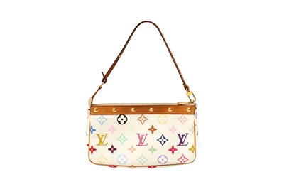Lot 352 - Louis Vuitton x Murakami White Multicolor Pochette Accessoire