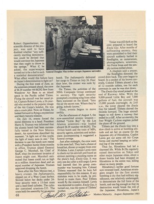 Lot 430 - Tibbets (Paul W.)