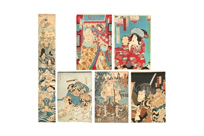 Lot 329 - SIX JAPANESE WOODBLOCK PRINTS