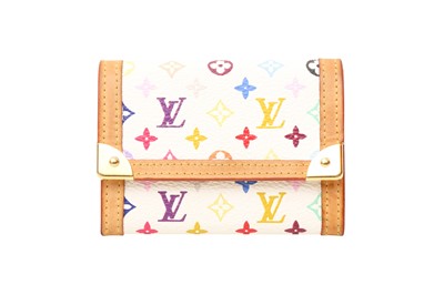 Lot 351 - Louis Vuitton x Murakami White Multicolor Coin Purse
