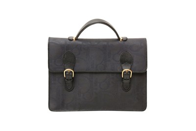Lot 108 - Christian Dior Navy Monogram Satchel