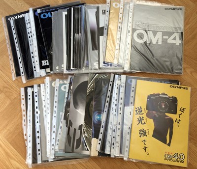 Lot 463 - Approx 50 Olympus OM Brochures.