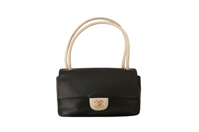 Lot 488 - Chanel Black Drill Perforated Flap Bag