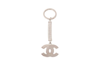 Lot 595 - Chanel CC Herringbone Keychain
