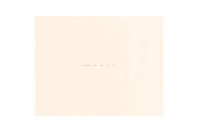 Lot 240 - FELIX GONZALEZ-TORRES (CUBAN/AMERICAN 1957-1996)
