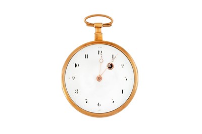 Lot 368 - VERGE POCKET WATCH.