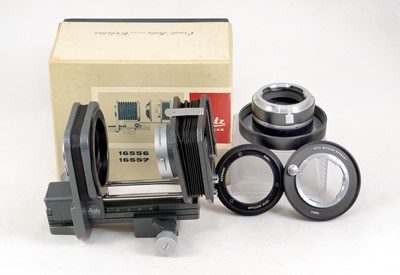 Lot 244 - Leitz Bellows Unit & a 14167 Leicaflex to M Adapter.