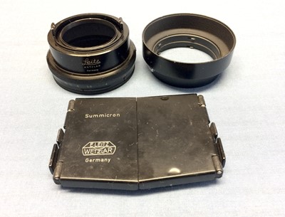 Lot 243 - Leitz Collapsible Summicron & Other Lens Hoods.