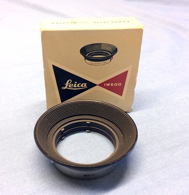 Lot 453 - Leitz IWKOO Lens Hood for Leica Super-Angulon 21mm Lens.