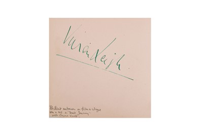 Lot 31 - Autograph Albums.- Actors & Sportsmen